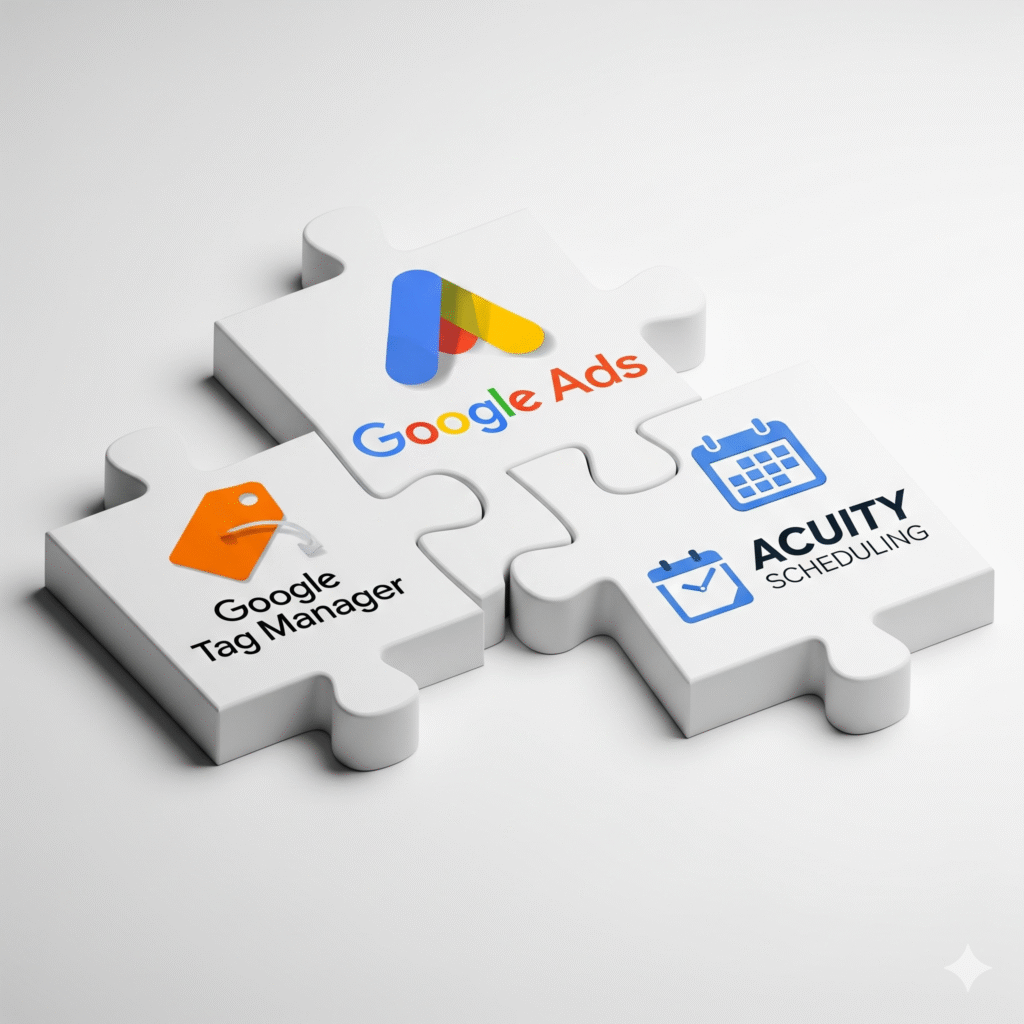 Acuity Scheduling Google ads conversion tracking
